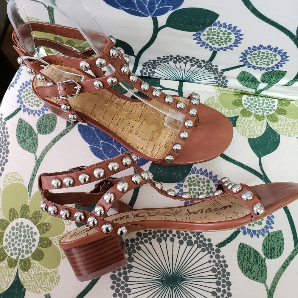 ♨️HP♨️Sam Edelman sz 6.5 Gladiator cork stud
